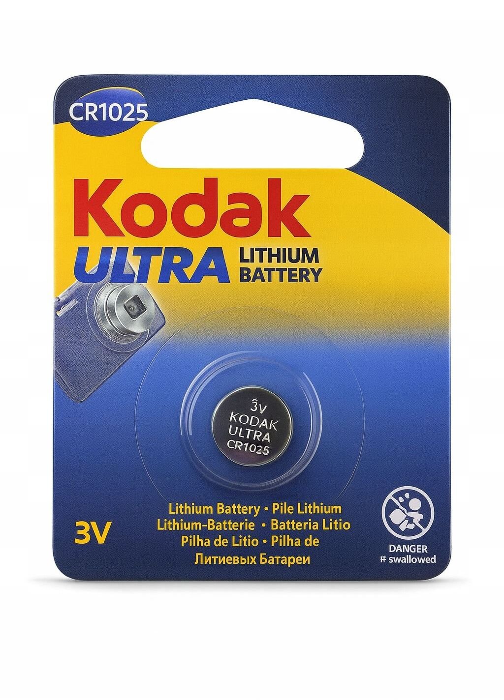 Kodak Bateria Litowa Guzikowa 3v 3 V Cr 1025 Dl1025 1025 1szt. / Cr1025