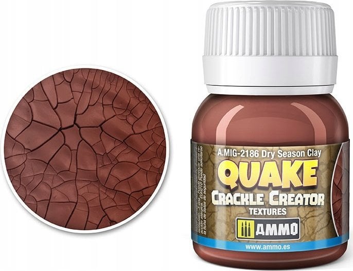 Vallejo Ammo: Quake Crackle Creator Textures - Dry Season Clay (40 ml)
