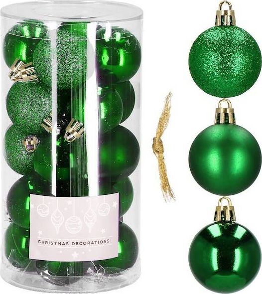 Springos Bombki choinkowe na choinkę 4 cm zestaw 20 szt. UNIWERSALNY