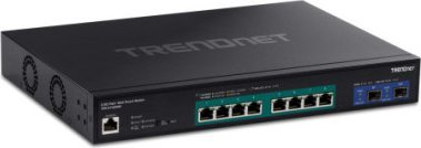 Switch TRENDnet TRENDnet 10-Port 2,5G Web Smart PoE+ Switch w.10G SFP+ Slots