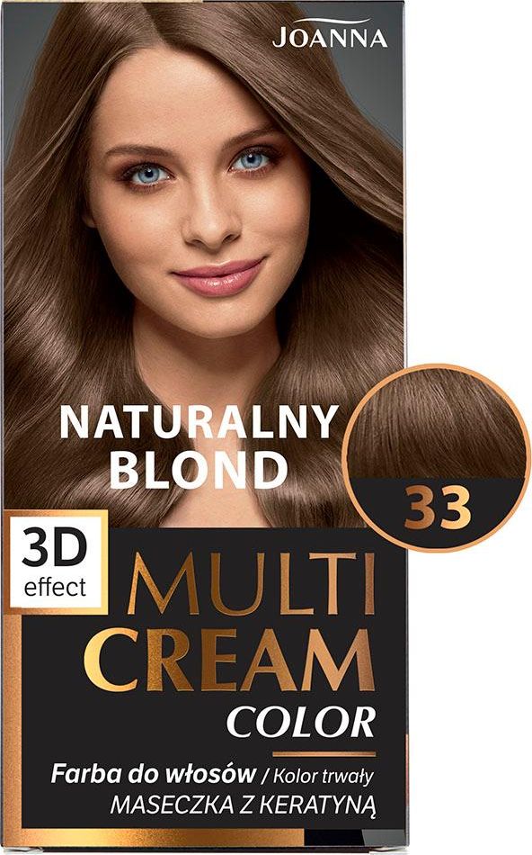 Joanna Multi Cream Color Farba nr 33 Naturalny Blond