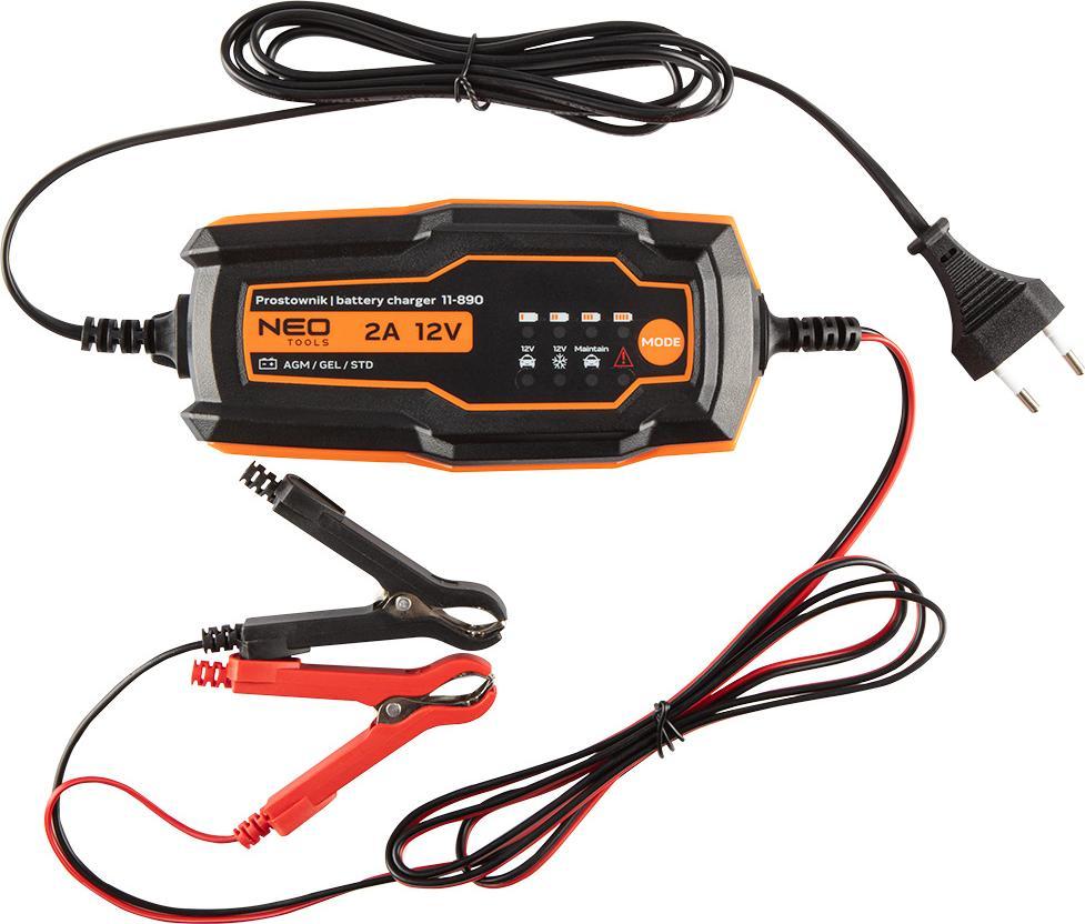 Neo Prostownik automatyczny 2A/35W 4-60Ah (11-890)