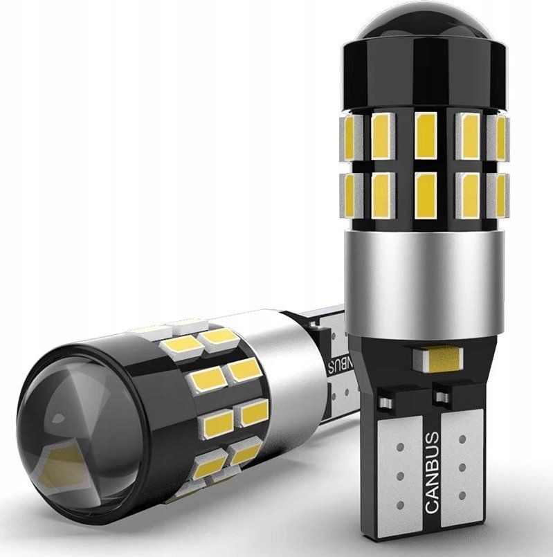 SKLEPLEDY ŻARÓWKI LED W5W T10 POSTOJÓWKI CANBUS PRO 12V 24V