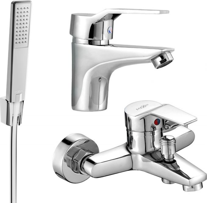 Mexen Mexen Caro R72 zestaw wannowy, chrom - 746603R72-00