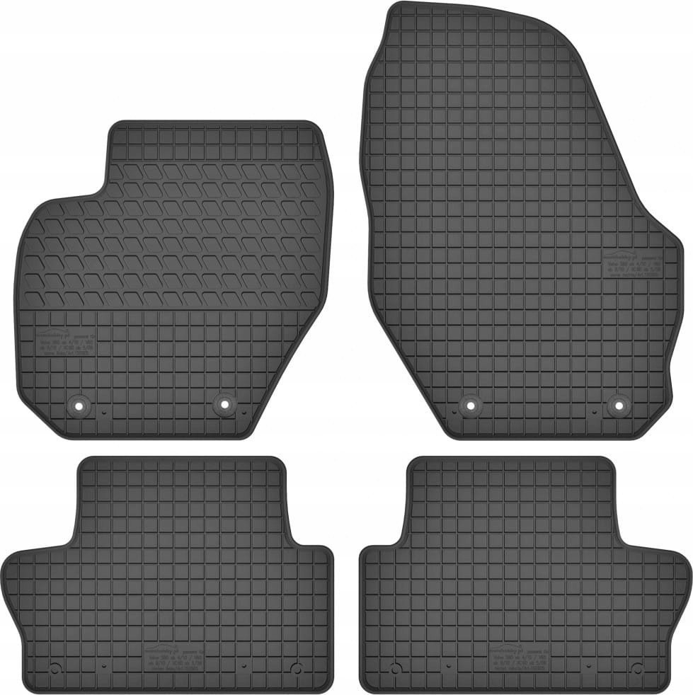 MotoHobby Volvo XC60 Dywaniki gumowe PREMIUM stopery