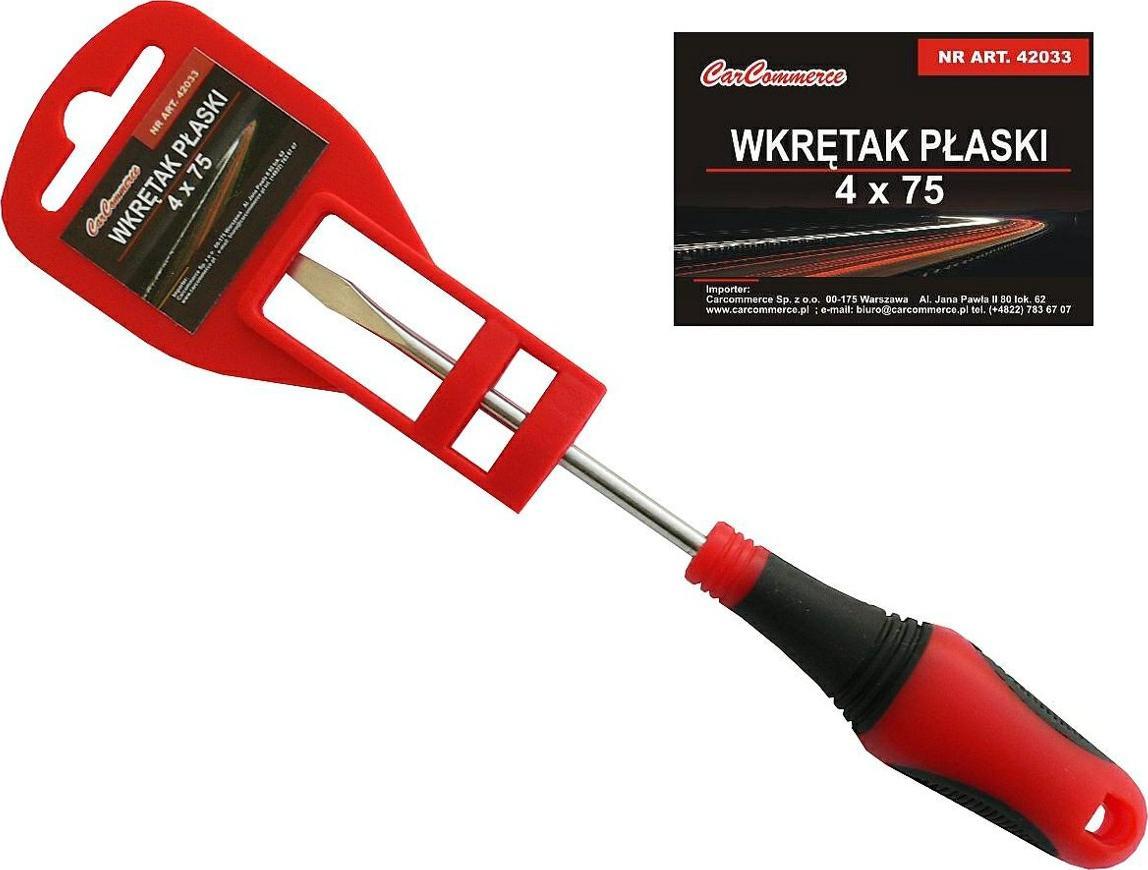 Carcommerce WKRĘTAK PŁASKI 4x75