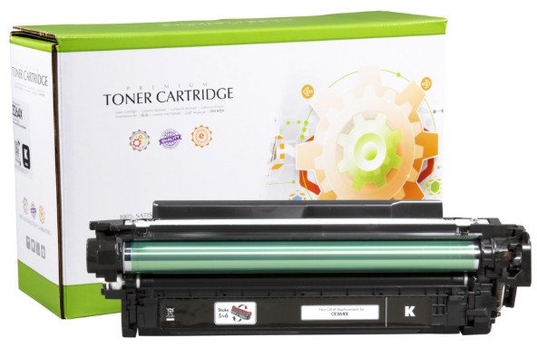 STATIC Toner cartridge compatible with HP CE264X black High Capacity remanufactured 17.000 pages