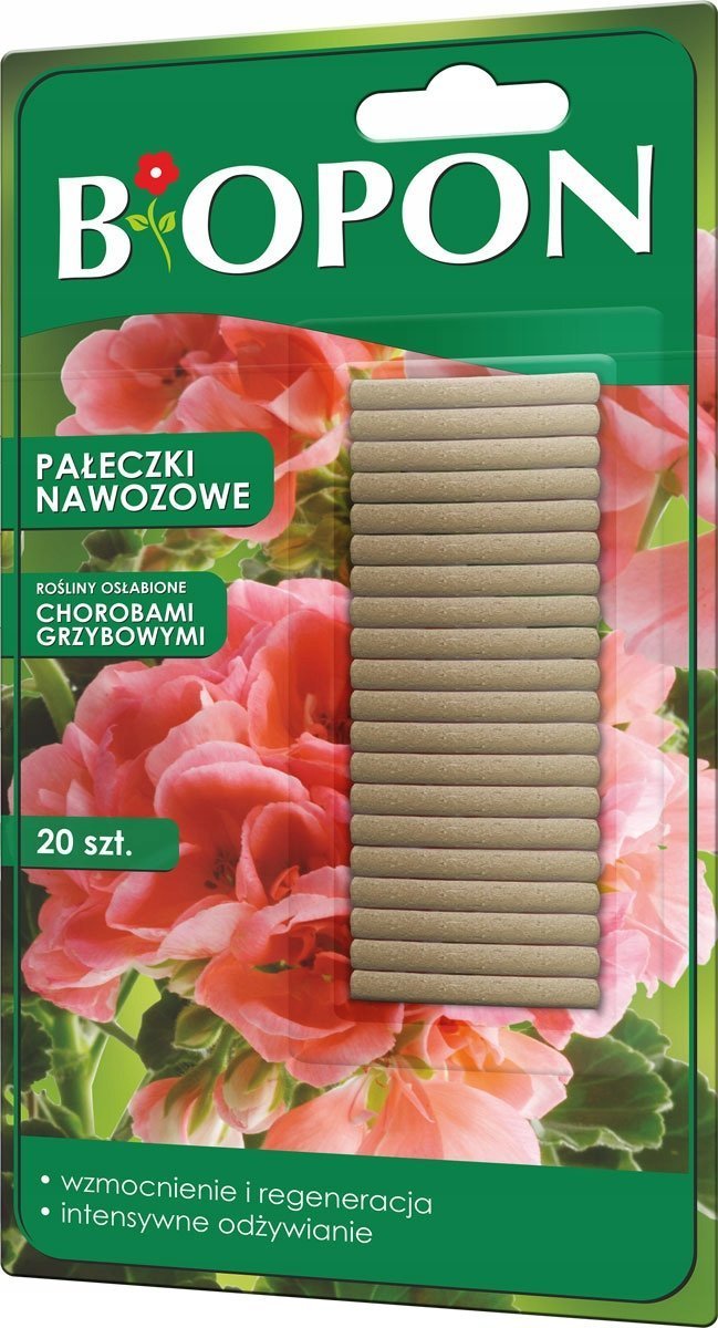 Bros BIOPON Pałeczki do roślin osłabionych chorobami 20