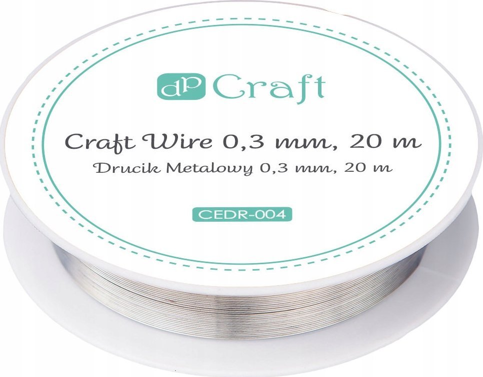 DP Craft Drucik metalowy DPCRAFT 0, 3mm 20m - srebrny