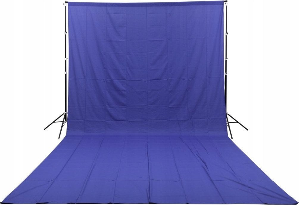 GlareOne GlareOne Blue Screen - niebieskie tło materiałowe 3x6