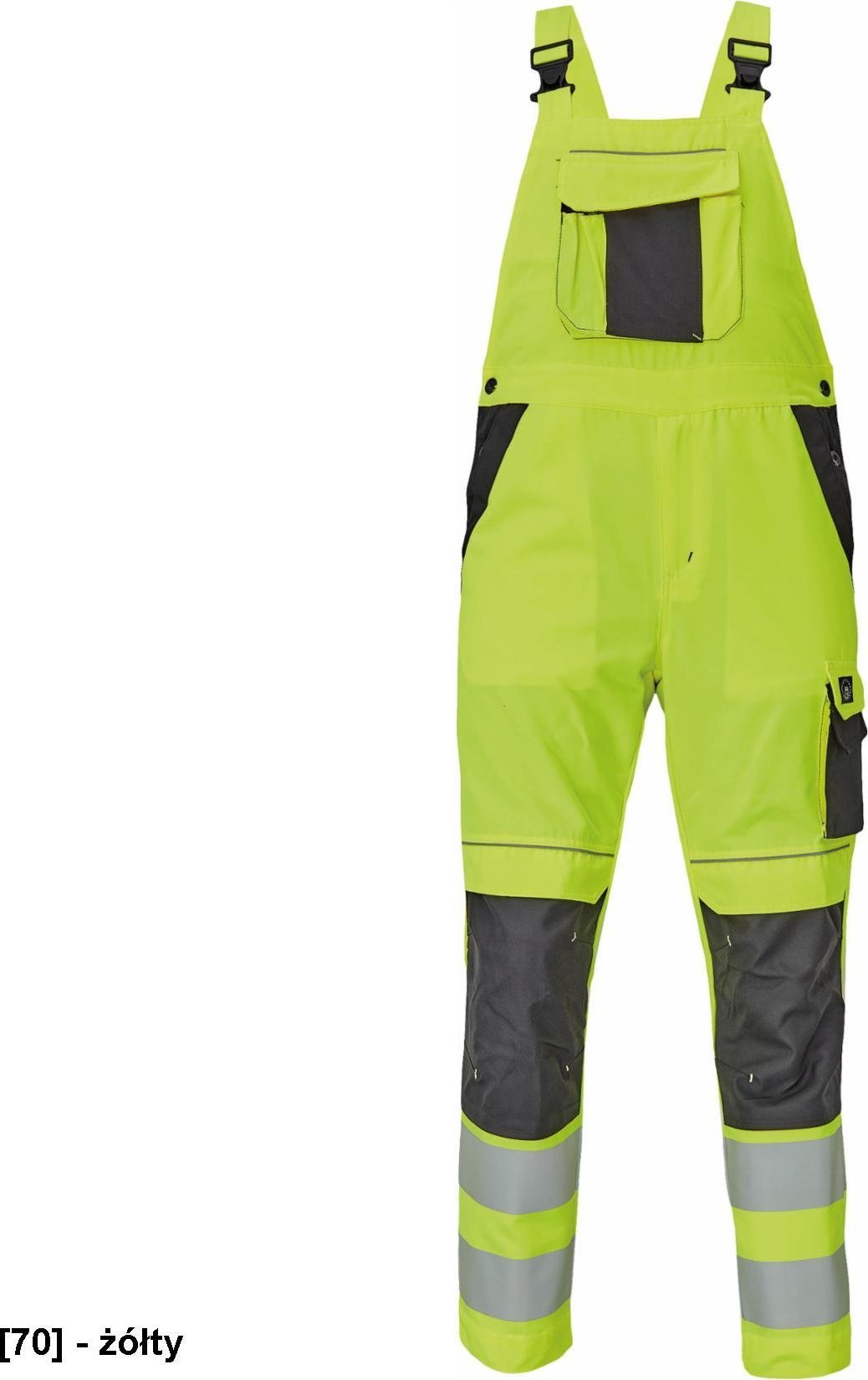 CERVA MAX VIVO HV - ogrodniczki - żółty 66