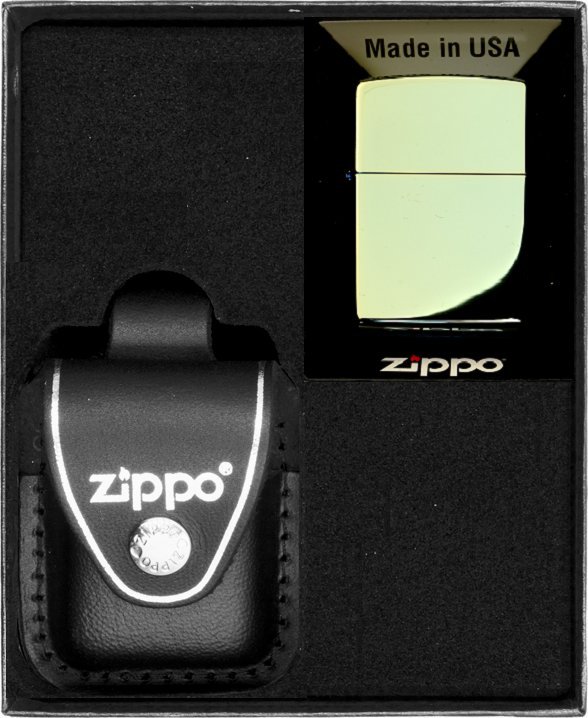 Zestaw ZIPPO Zapalniczka TEAL HIGH POLISH Prezentowy No3