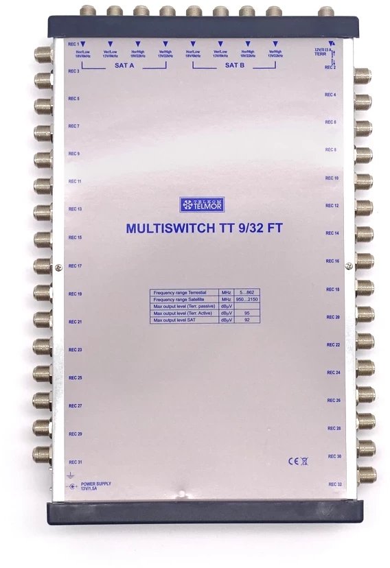 Multiswitch Telkom-Telmor 9/32 CLASSIC - końcowy