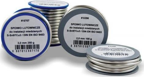 LUT MIĘKKI DO INSTALACJI MIEDZIANYCH 2.5 50G