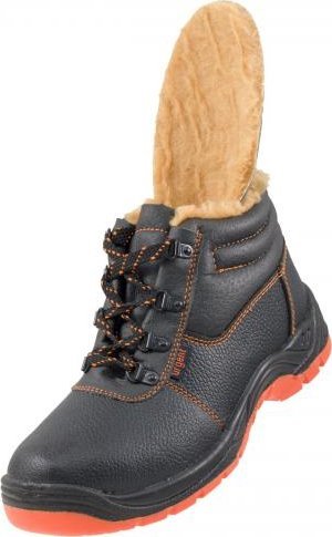 URGENT 106 SB ZIMA Urgent - buty robocze typu trzewik z metalowym podnoskiem 42