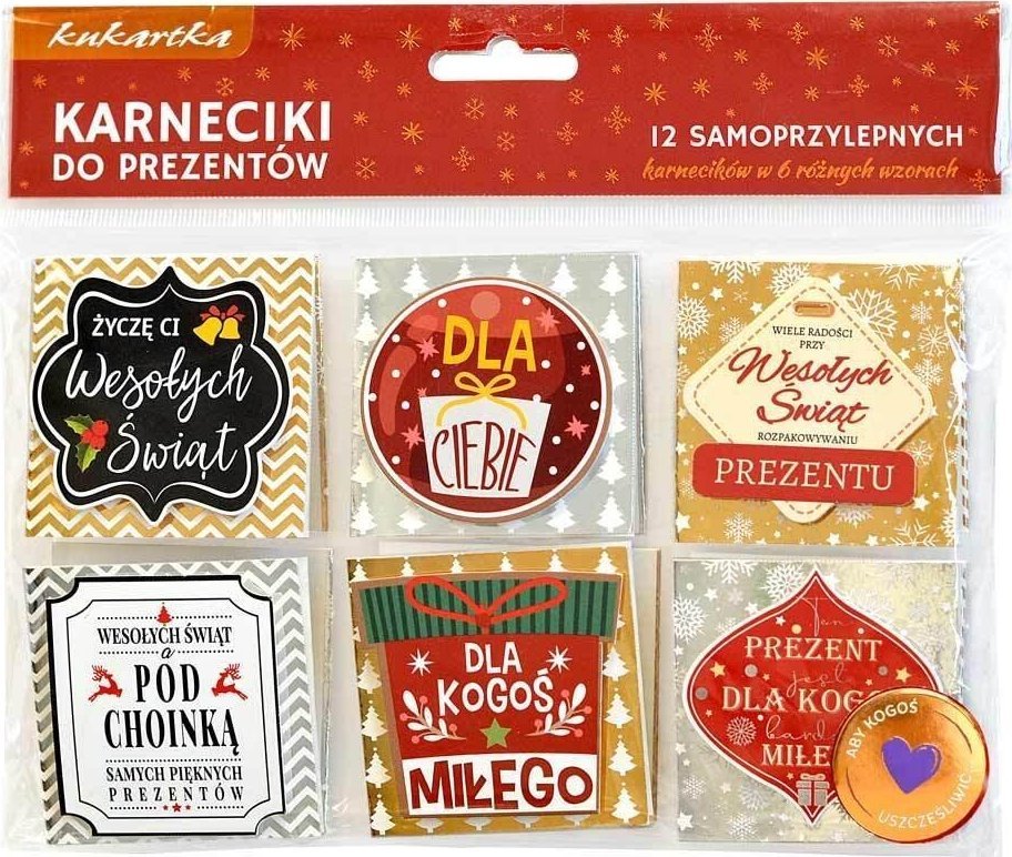 Zestaw karnecików KDP-002 Boże Narodzenie