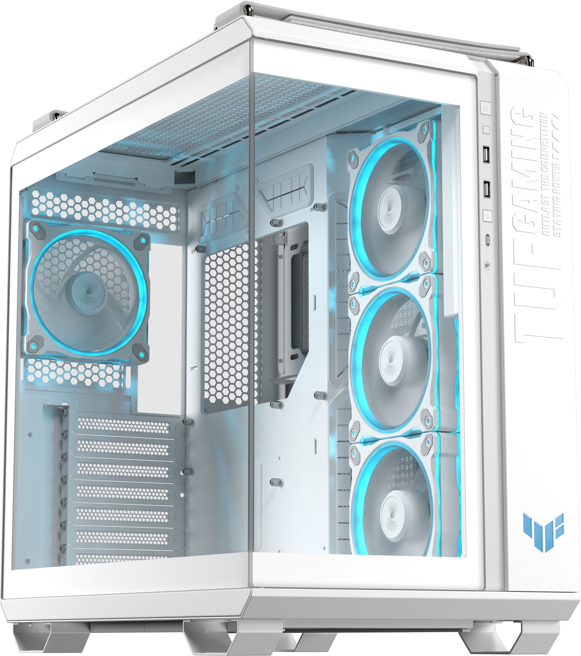 Obudowa Asus GT502 Horizon ARGB biała (90DC0093-B19010)