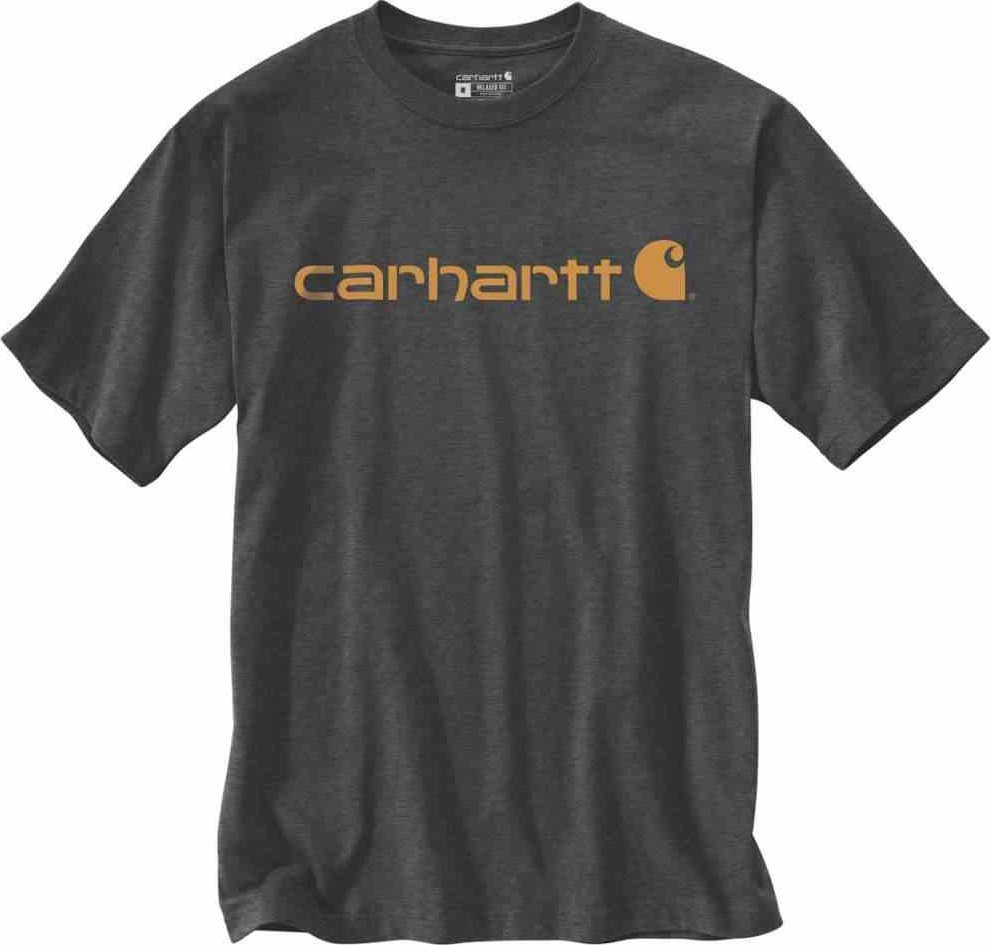 Carhartt Koszulka Carhartt Heavyweight Core Logo Carbon