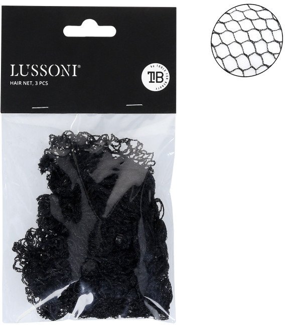 LUSSONI Siatka fryzjerska 3 sztuki