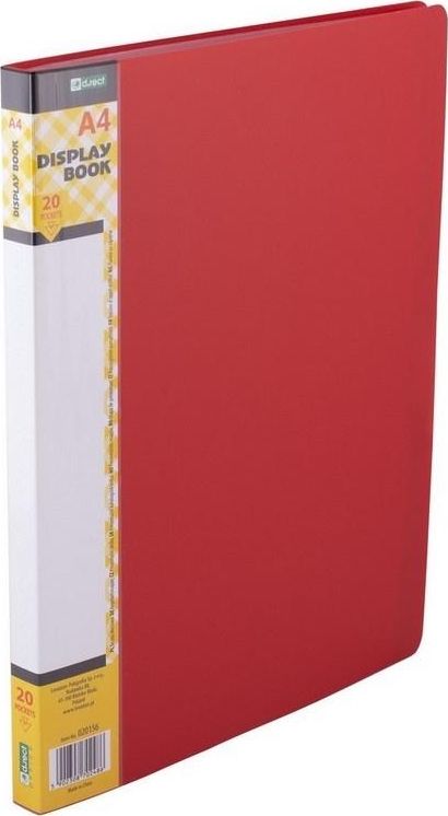 D.Rect Teczka ofertowa 20 koszulek czerwona D.RECT