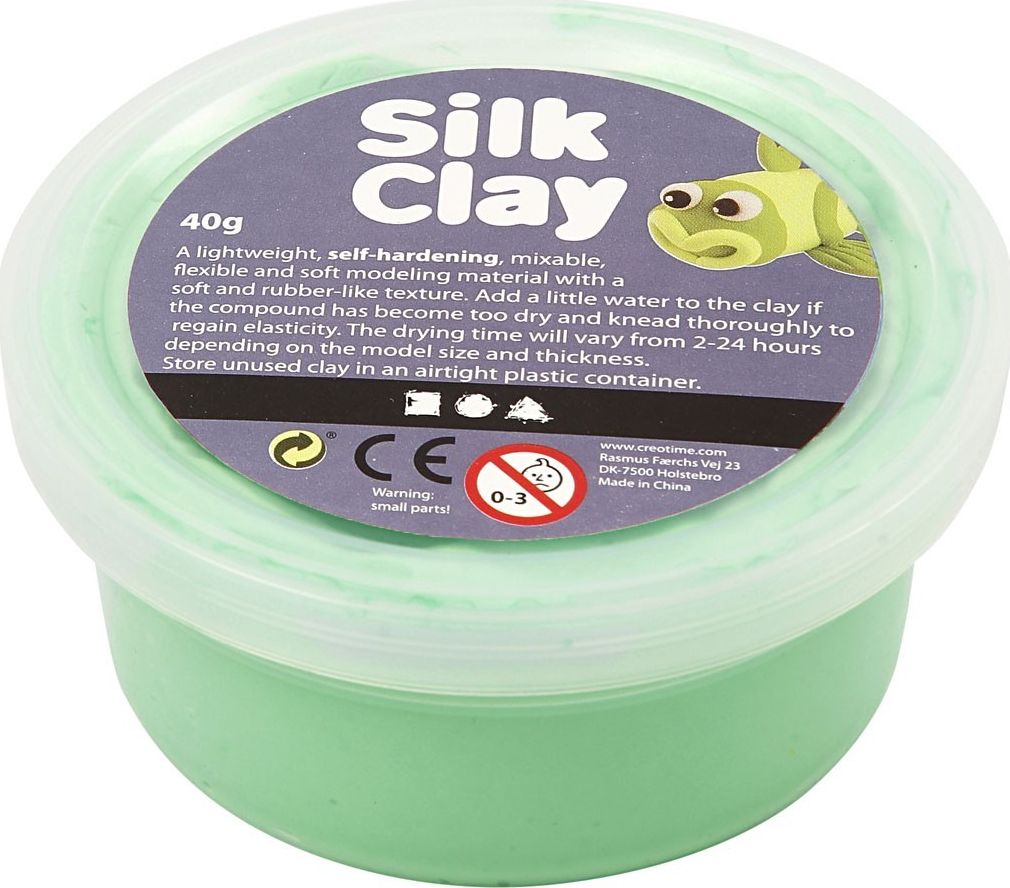 Creativ Company Masa Silk Clay Zielona 40 g