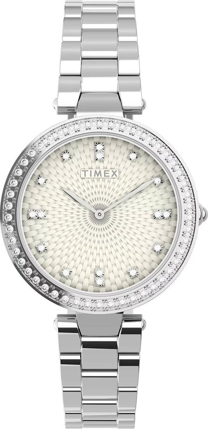 Zegarek Timex Zegarek Timex Adorn TW2V45000 damski cyrkonie