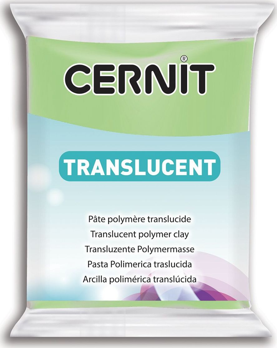 The Clay and Paint Factory Modelina Cernit Transp. Limonkowa 56g