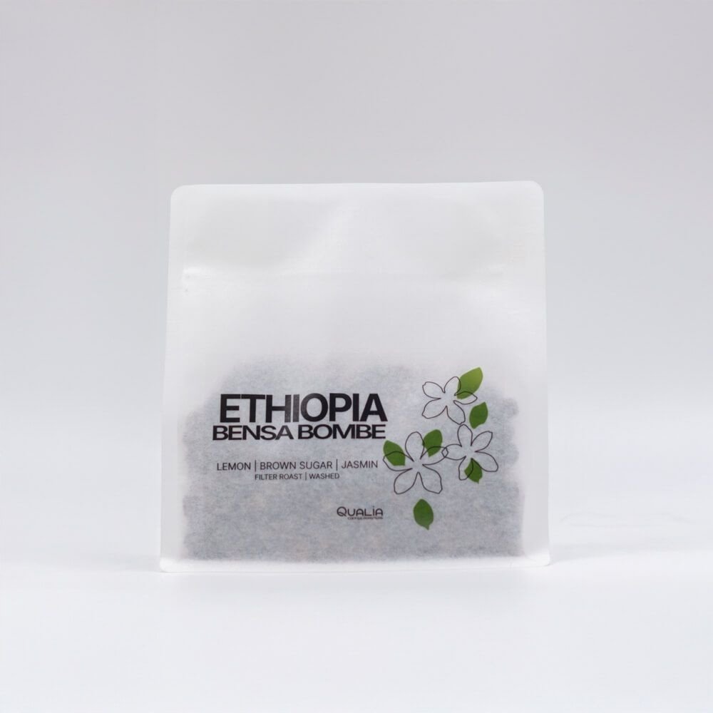 Kawa ziarnista Qualia Etiopia Bensa Bombe 200g