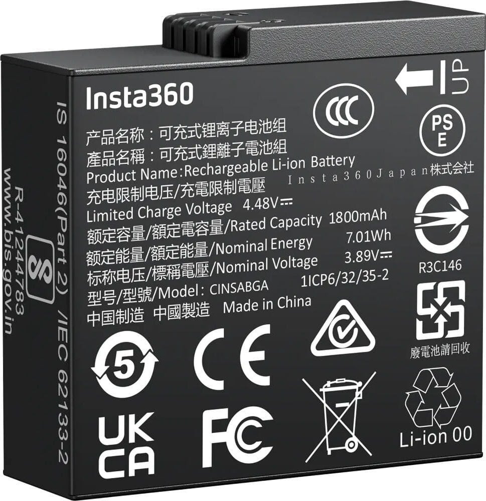 Bateria do Insta360 Ace Pro 2/Ace Pro/Ace Battery