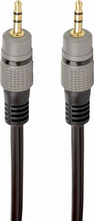 Kabel Gembird Jack 3.5mm - Jack 3.5mm 1.5m czarny (CCAP-3535MM-1.5M)