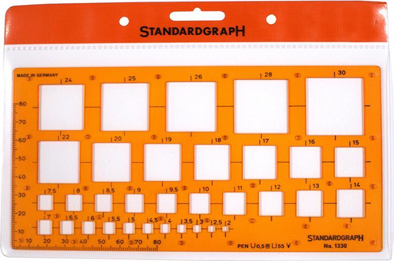 Standardgraph Szablon 1330 Standardgraph kwadraty