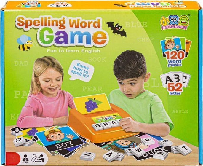 Edukacyjna Gra Słów, Dopasuj Literki, Nauka Języka Angielskiego 120 Kart