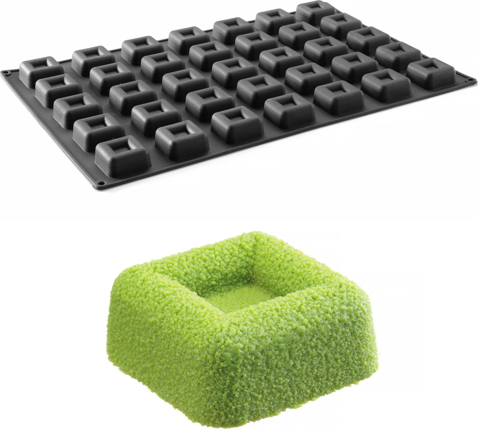 Hendi Forma silikonowa do pralin musów wypieków 570 x 375 mm - kwadrat Forma silikonowa do pralin musów wypieków 570 x 375 mm - kwadrat