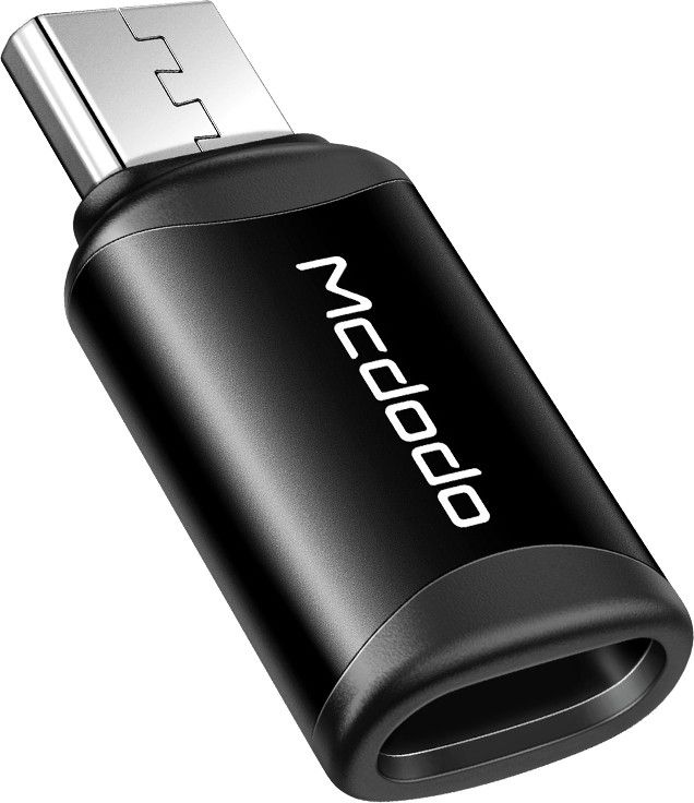 Adapter USB Mcdodo OT-7690 USB-C - microUSB Czarny
