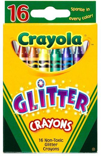 Crayola Kredki brokatowe 16 szt. - 52-3716