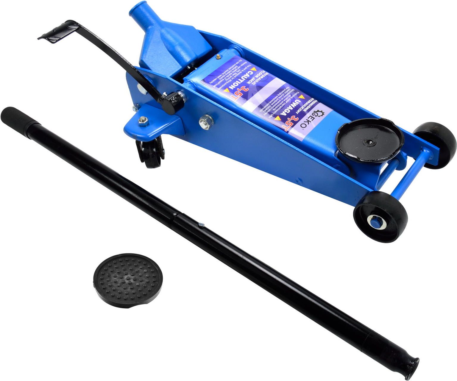 Geko Podnośnik hydrauliczny typ żaba 3,5T z pedałem nożnym (G01063)