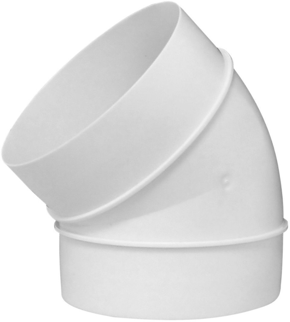 VENTILATION ELBOW 100MM 45 PLASTIC