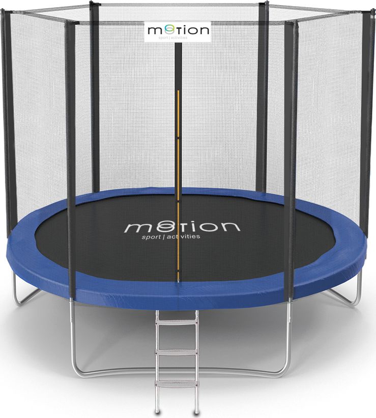 Trampolina ogrodowa Motion Sport Line OM-710184 z siatką zewnętrzną 8.5 FT 252 cm