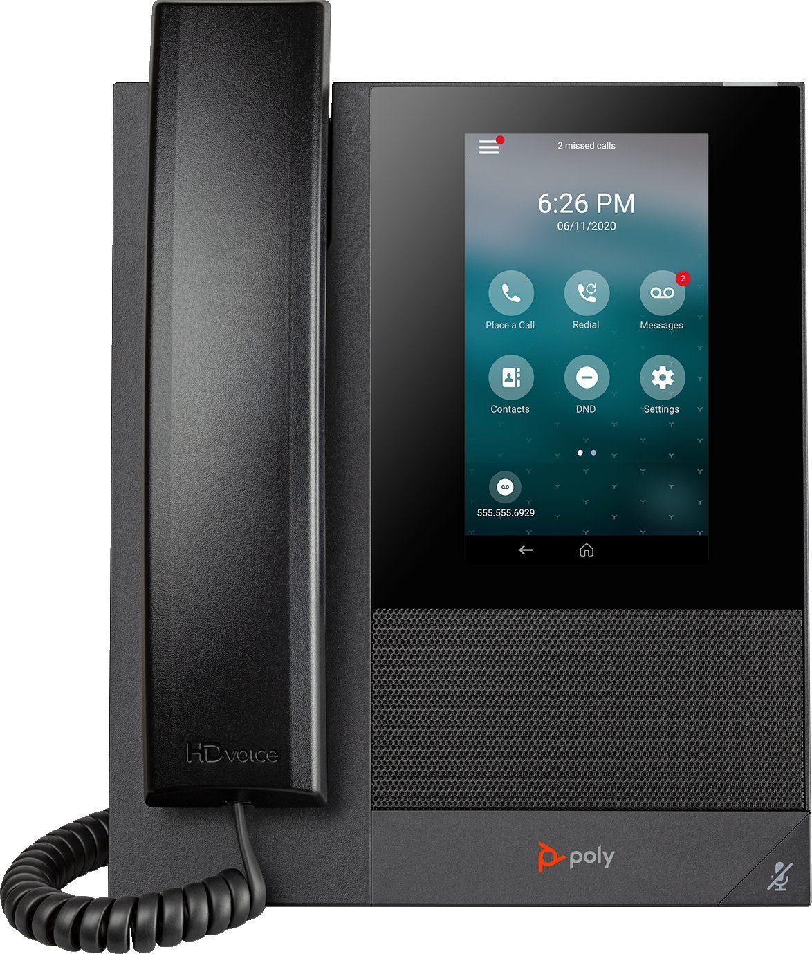 Telefon Poly POLY Biznesowy telefon multimedialny CCX 400 z obsługą Open SIP i PoE