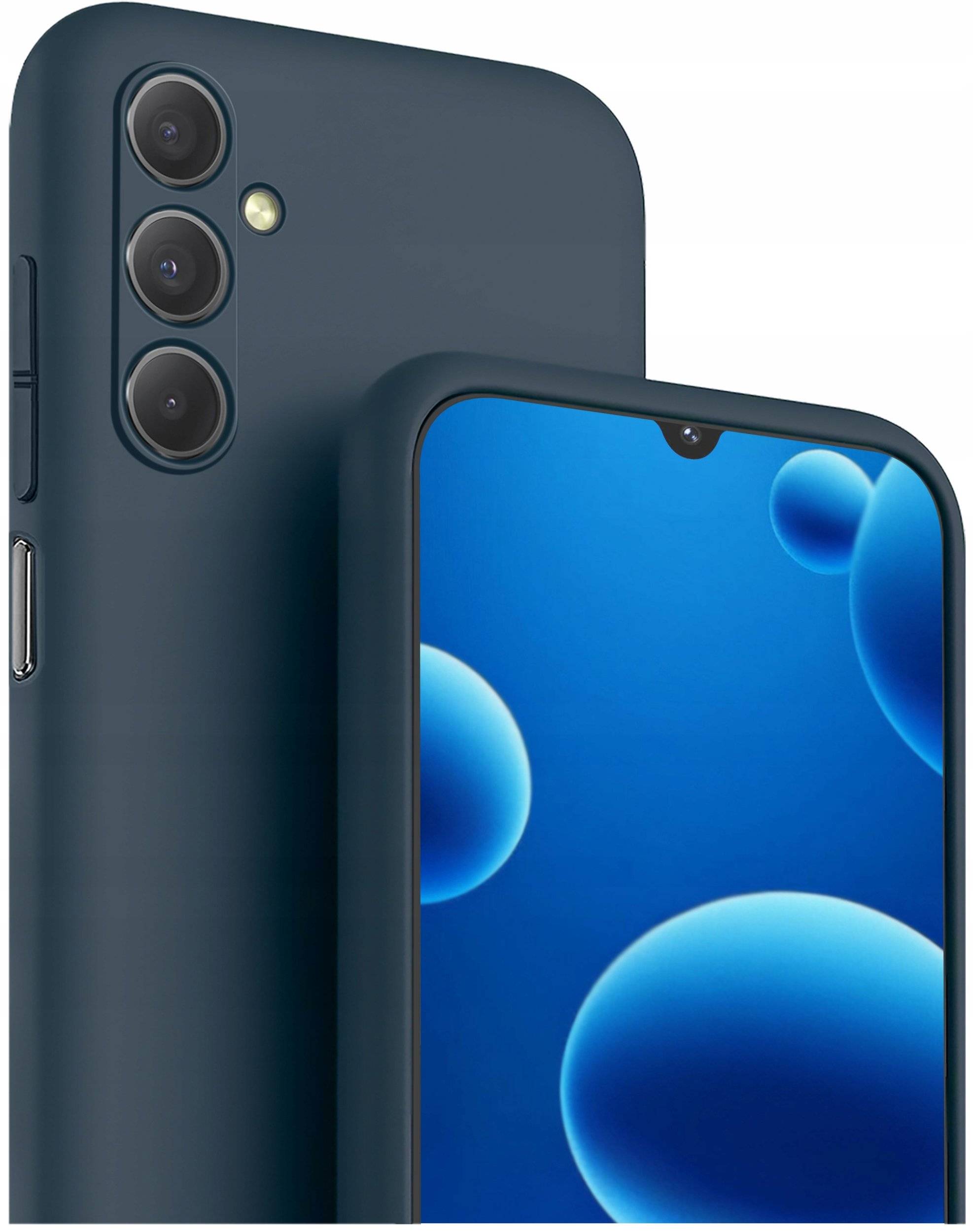 Etui do Samsung A26 5G CASE Silicone ELASTYCZNE + Szkło OCHRONNE 9H