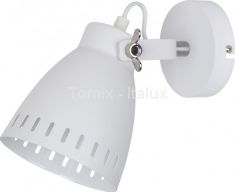 Kinkiet Italux Lampa ścienna biała Italux Franklin MB-HN5050-1-WH+S.NICK