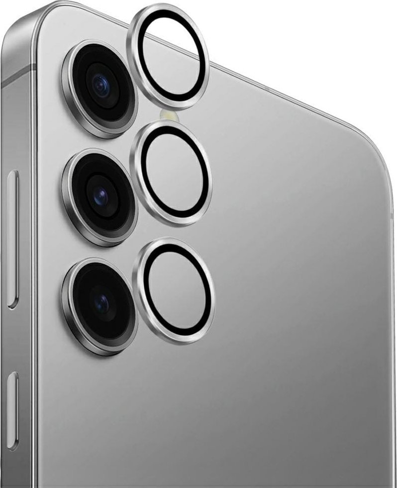 UNIQ Optix Aluminum Camera Lens for Samsung Galaxy S25 Silver
