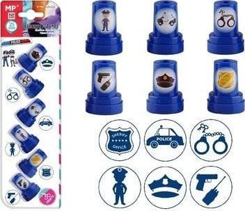 Stempelki dla dzieci Policja 6szt