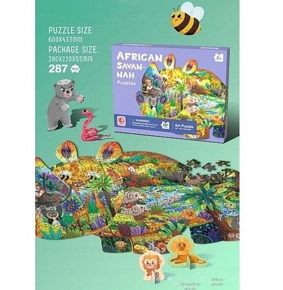 Puzzle 287 afrykańska sawanna