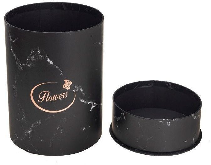 Pudełko Flower Box czarny ROZETTE