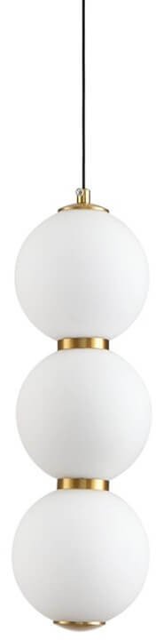Kulista lampa wisząca PERLA ST-CP231222-3L gold LED 12W 3000K złota biała
