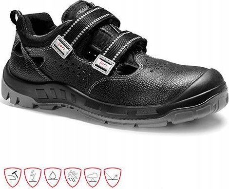 Elten Sandalai ELTEN Jori Leon S1P, juodi 43