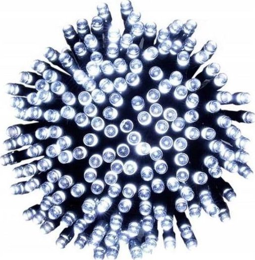 Lampki choinkowe Upominkarnia Światełka lampki wewnętrzne/zewnętrzne 1000 LED BIAŁE ZIMNE WSC-