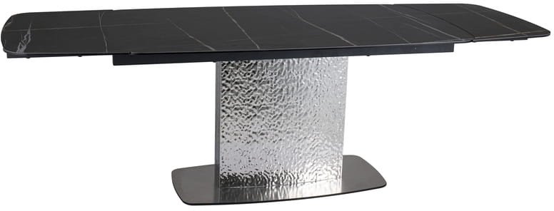 Stół MONCLER CERAMIC (160-240)x90 czarny Sahara Noir/czarny mat