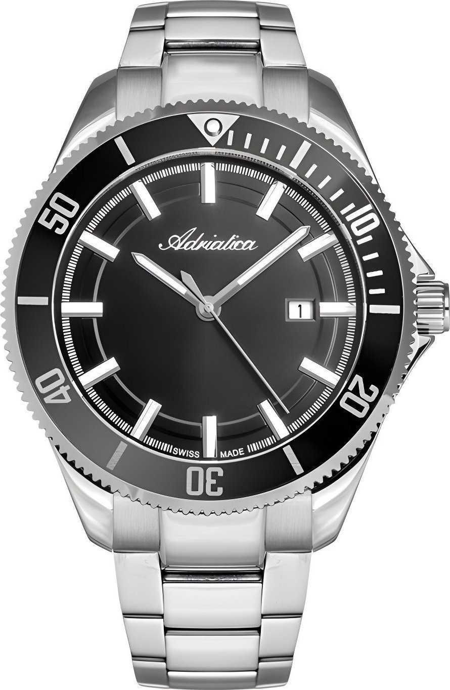 Zegarek Adriatica Zegarek męski Adriatica A1139.5116Q srebrny
